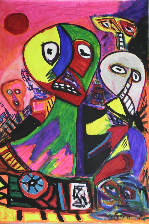 William Remory, Gemengde Techniek op papier, Fraai ingelijst 73 x 93 cm. kopen? Bied vanaf 495!