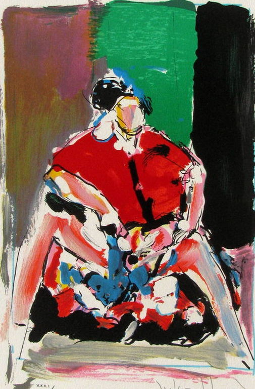 VICTOR HASCH Kleurenlitho L,ESPAGNOLE Handgesigneerd kopen? Bied vanaf 40!