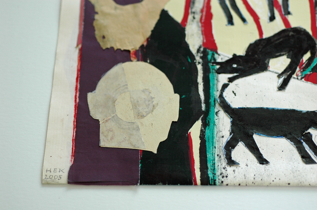 Hans Ebeling Koning, COLLAGE met drie honden kopen? Bied vanaf 40!