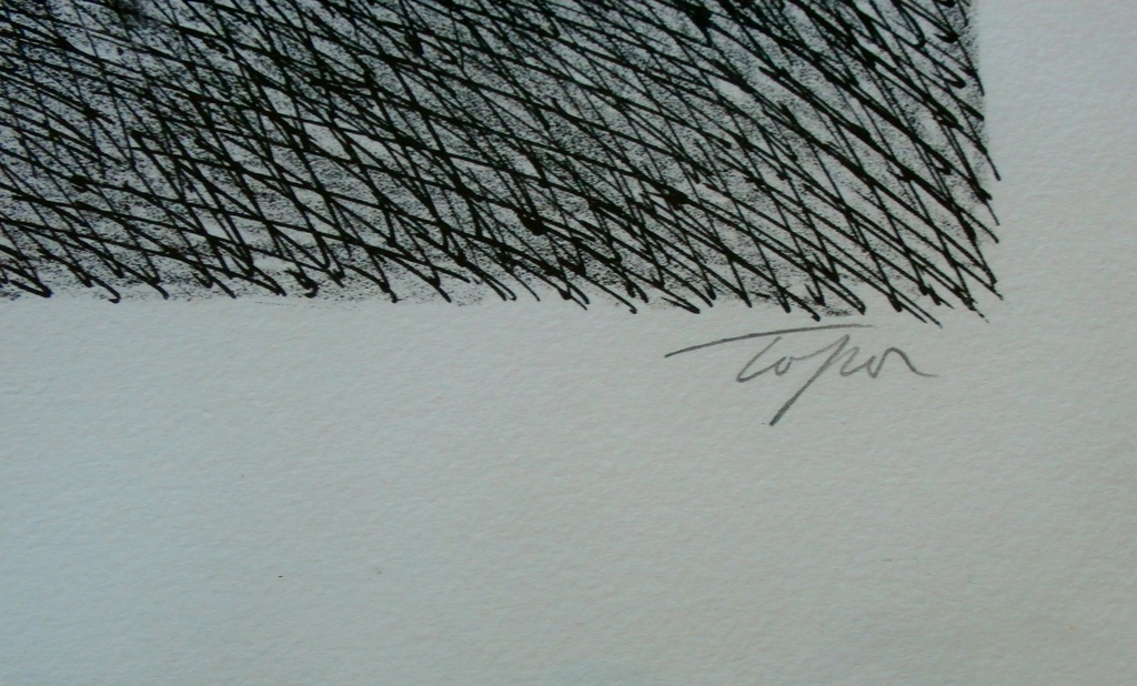 Roland Topor - ingelijste litho:  En Tete - 1978 kopen? Bied vanaf 85!