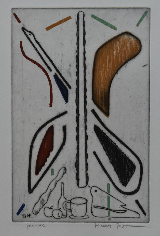 Hannes Postma # GRAVURE, Keuken Stil leven, # 1993, mint verkocht voor € 35!