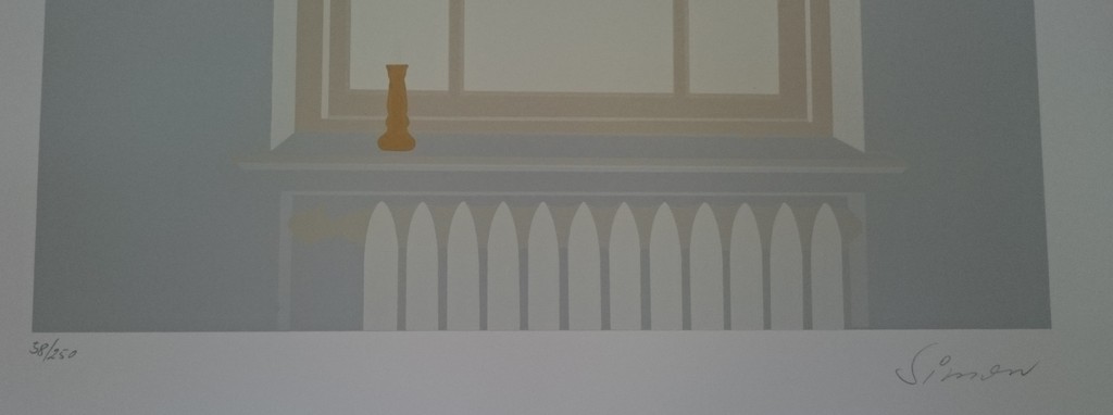 Berry Simon, zeefdruk,geen titel kopen? Bied vanaf 20!