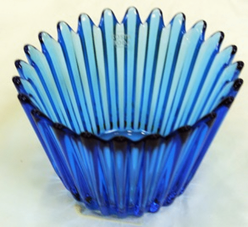 Anna Ehrner, Kunstvormige Waxinelichthouders, 'CupCake' Blauw & Lilla kopen? Bied vanaf 12!