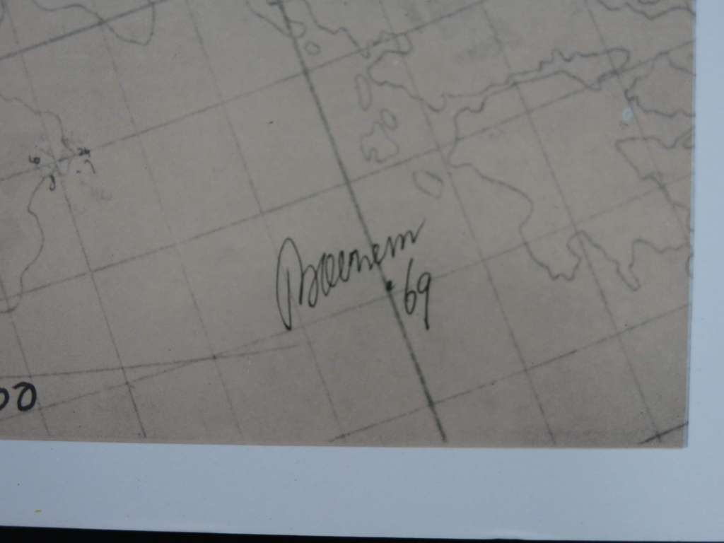 Marinus Boezem: Zeefdruk, Weersituatie van 18-3-1969 kopen? Bied vanaf 200!