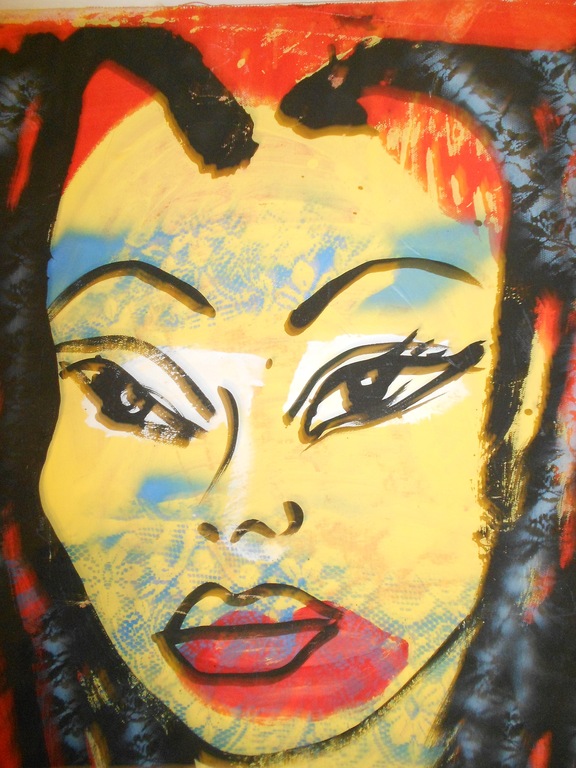 Peter Klashorst, schilderij, sexy lady, gesigneerd kopen? Bied vanaf 280!