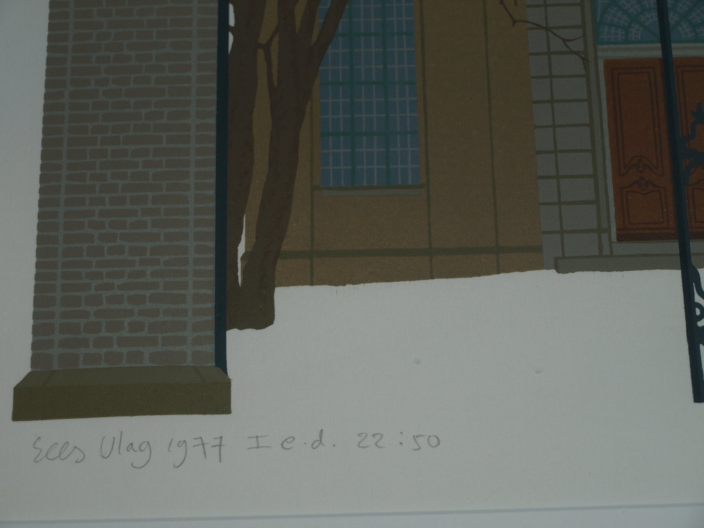 Sees Vlag : Zeefdruk , Portugees-Israelitische SYNAGOGE – Ingelijst – 1977  kopen? Bied vanaf 175!