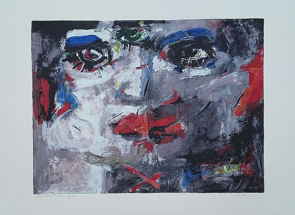 Charlotte Molenkamp, zeefdruk op papier verkocht voor € 75!