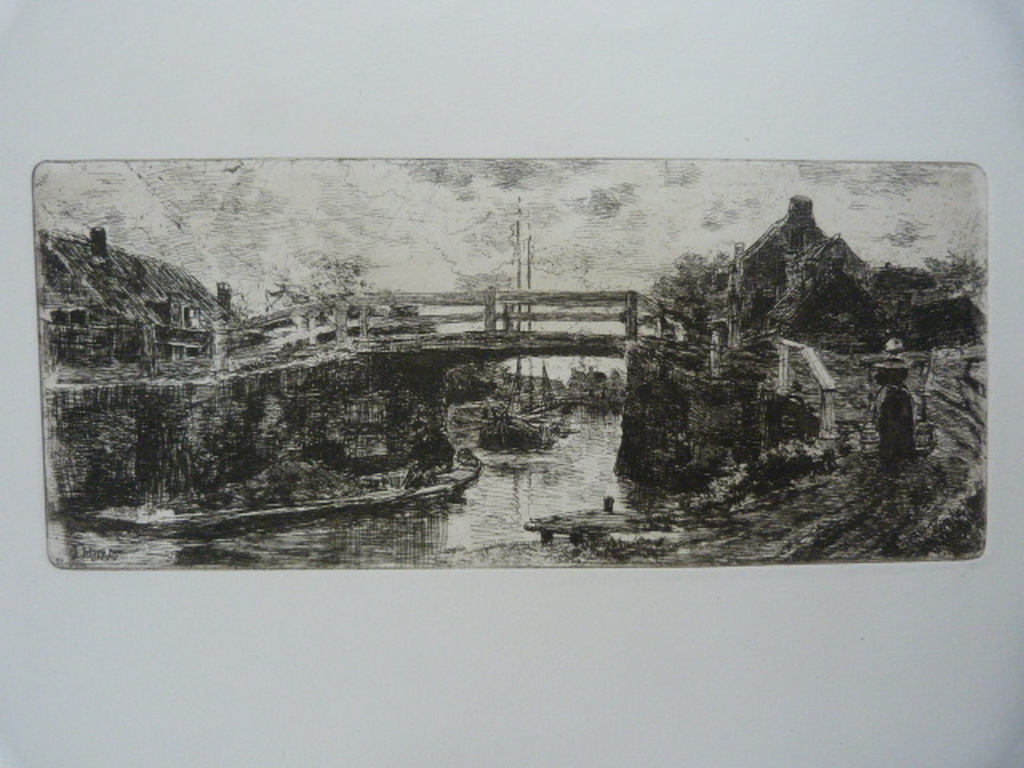 Albert Neuhuys  -  ets  en nog twee etsen. kopen? Bied vanaf 1!