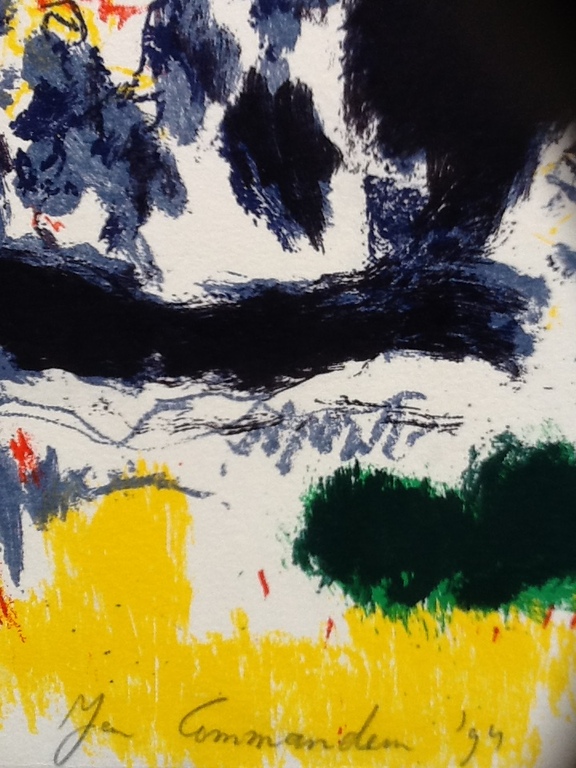 Jan Commandeur, zeefdruk gesigneerd, oplage 58/110 kopen? Bied vanaf 65!