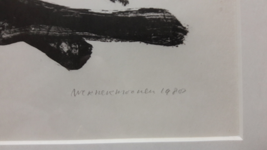 Werner Moonen, 10/19 gesigneerd, grafiek papier kopen? Bied vanaf 45!