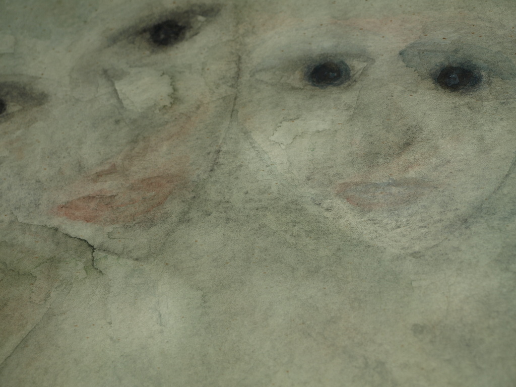 Onduidelijke signatuur  – Aquarel – Surrealistisch... - 1985 kopen? Bied vanaf 1!