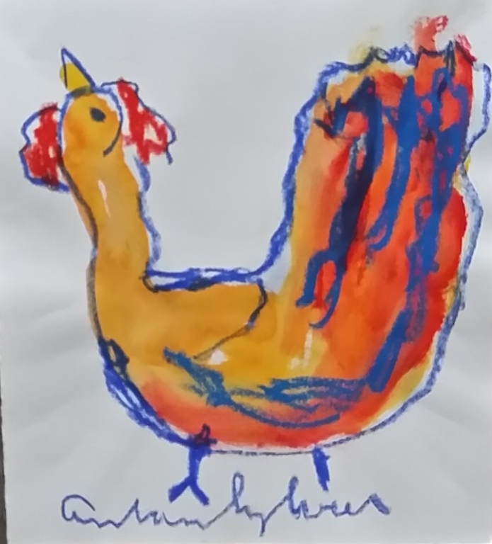 Oerkip - haantje verkocht voor € 86!