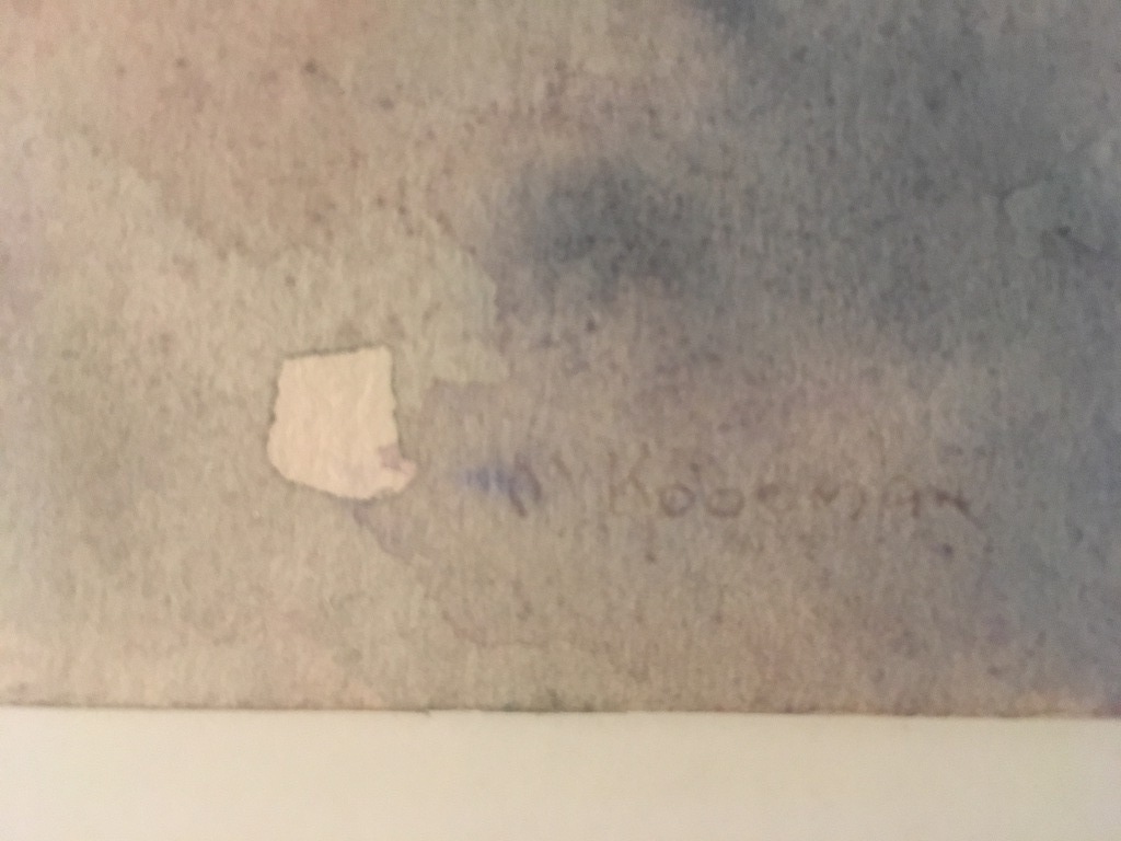 Onbekende Kunstenaar - Aquarel op papier - Zonder titel. kopen? Bied vanaf 1!