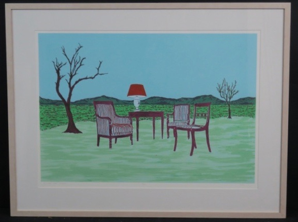 Jos van der Sommen: Litho, It's empty without you - Ingelijst kopen? Bied vanaf 1!