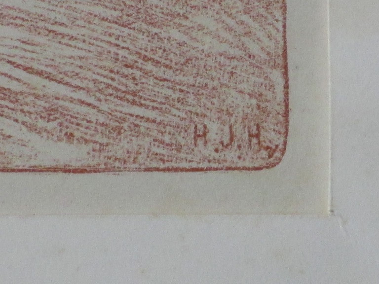 Hendrik Haverman, Slapend kind, Litho in rood kopen? Bied vanaf 30!