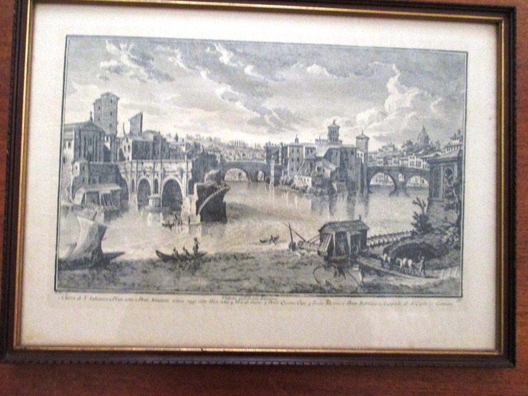 Guiseppe Vasi (1710 - 1782) - Veduta dell Isola Tiberi kopen? Bied vanaf 10!