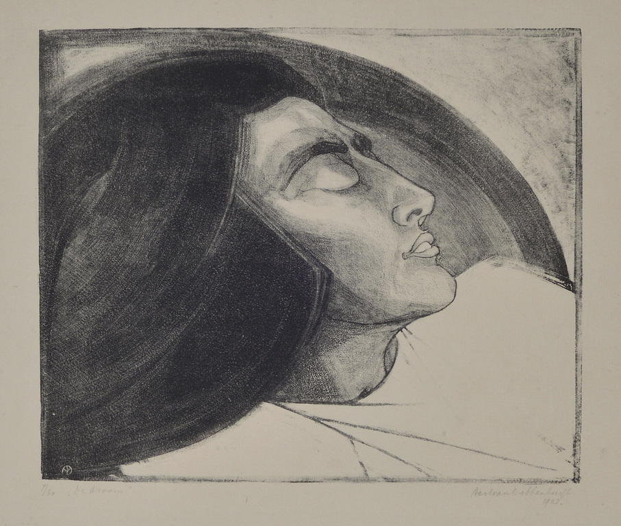 Aart van Dobbenburgh: Litho - de droom - 1922 verkocht voor € 82!