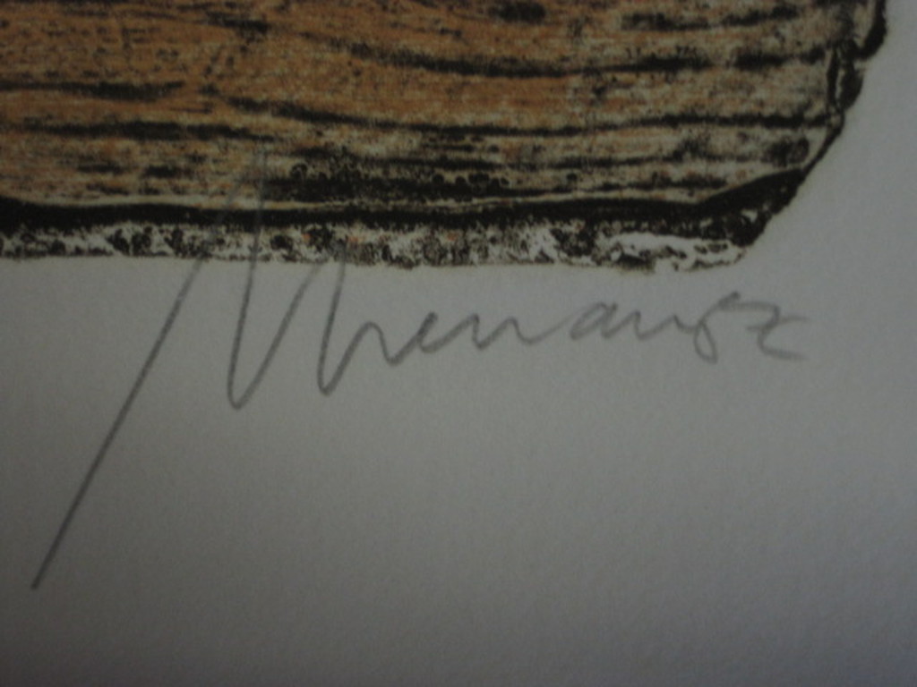 Zeer bepkt. Oplage! gesigneerde Diepdruk/Relief Litho Manuel Menan 1946-1994 kopen? Bied vanaf 1!