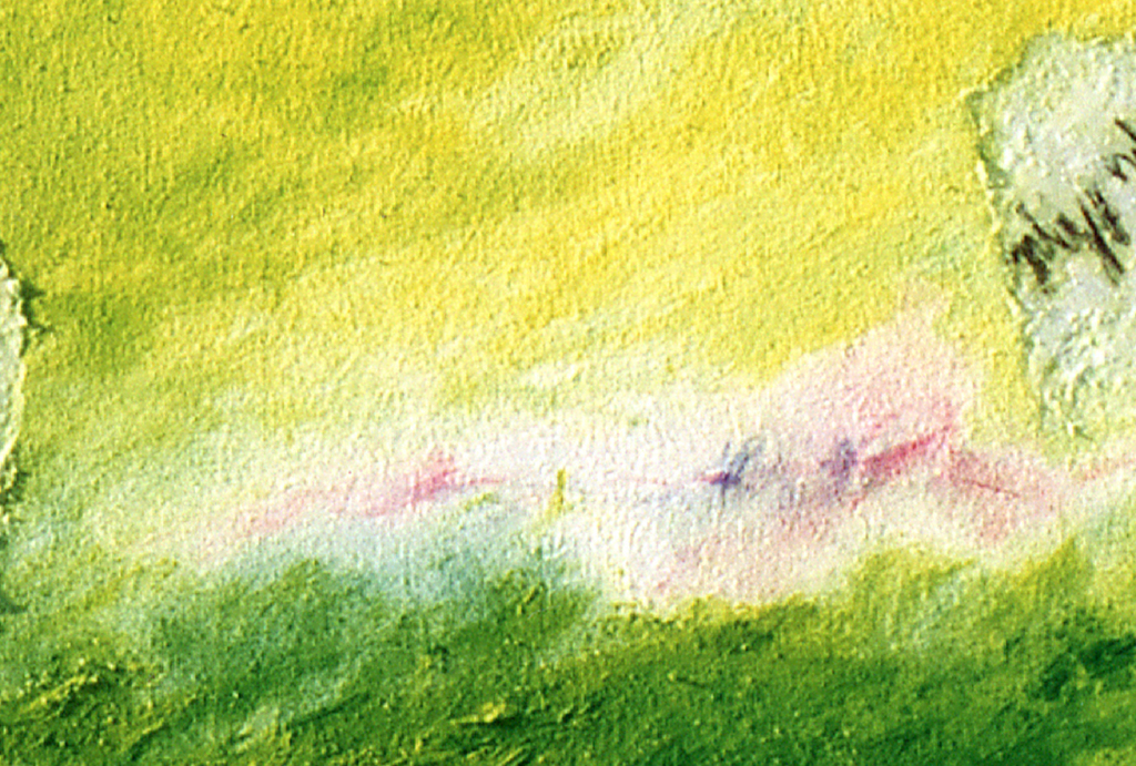 Elisabeth Karstens,Acrylverf op doek, Abstract Schilderij "Musjes" kopen? Bied vanaf 50!