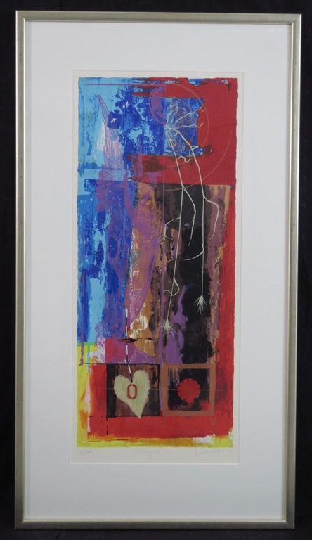 Piotr Konkel: Zeefdruk, Origin - Ingelijst verkocht voor € 40!