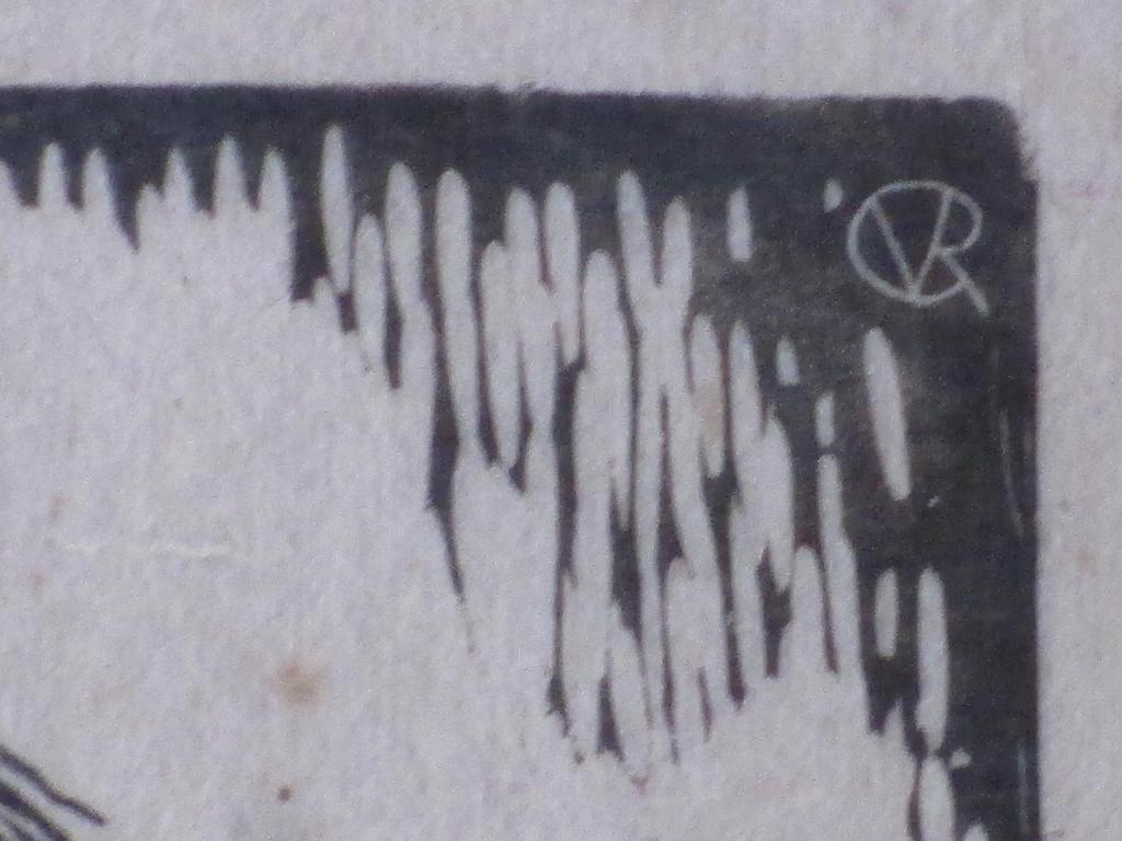 J.Graadt van Roggen, Oude man in rust, Houtsnede kopen? Bied vanaf 75!