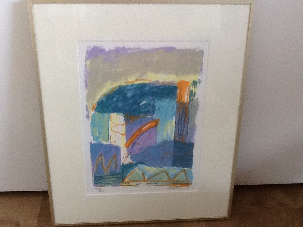 Ahmad B. Baldin : kleurenlitho , gesigneerd , ingelijst kopen? Bied vanaf 20!