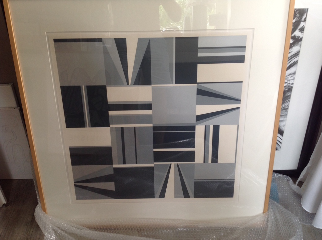 Christa van Santen: grote zeefdruk 92 x 92 cm kopen? Bied vanaf 125!