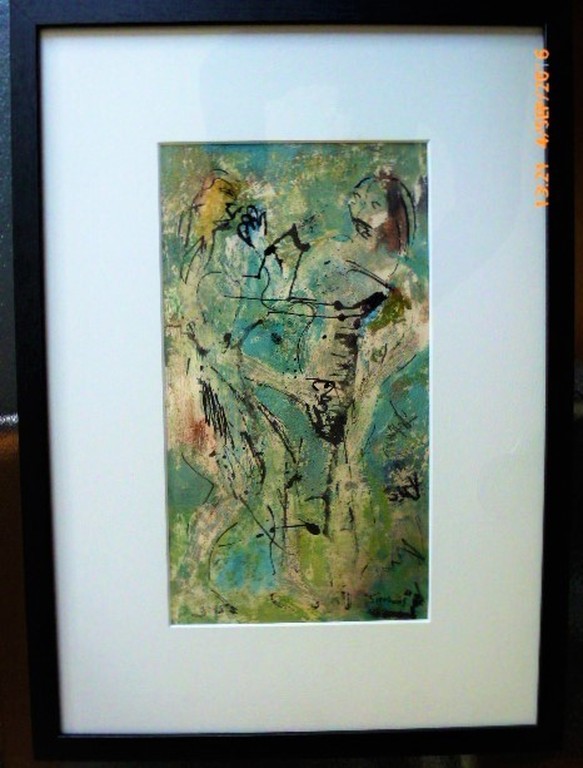 Jan Sierhuis, gouache , origineel werk kopen? Bied vanaf 250!