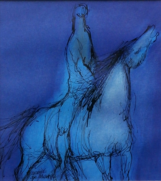 Gerrit de Moree - gemengde techniek op papier - 1980 kopen? Bied vanaf 150!