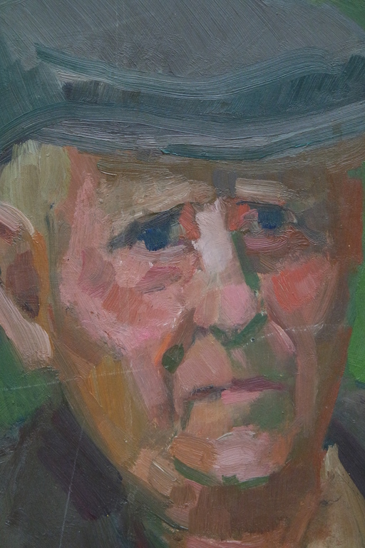 Albert van Dalsum (1889-1971) - olieverf op board - portret van een boer kopen? Bied vanaf 49!