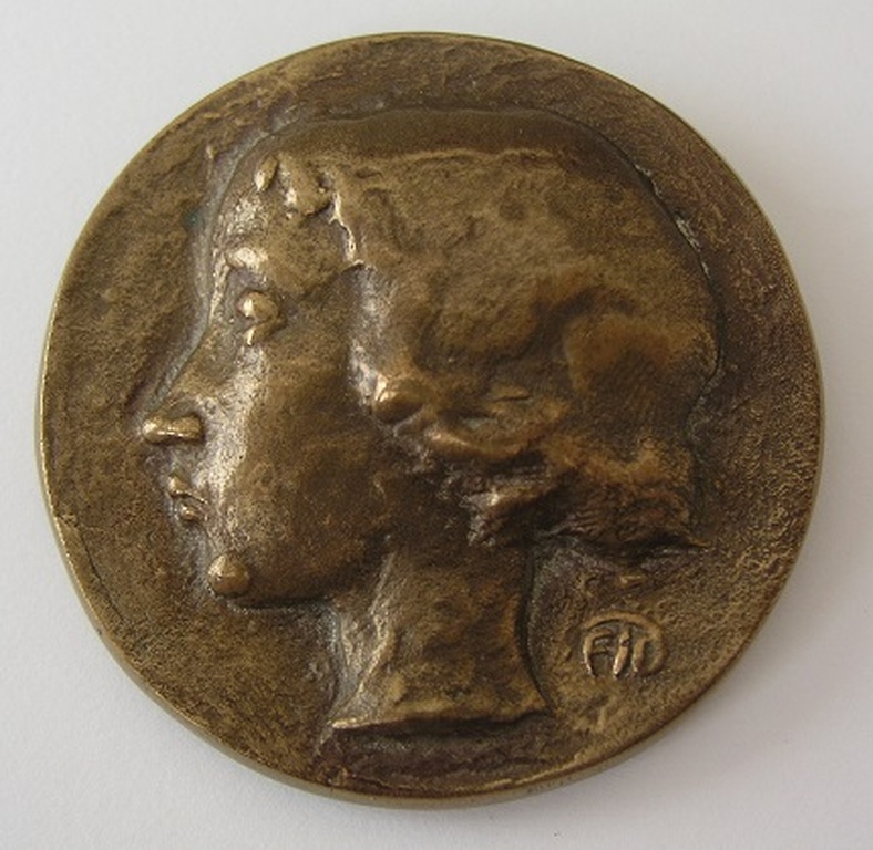 Floyd T. DeWitt: Bronzen penning 1970, Wordt wat gij zijt kopen? Bied vanaf 75!