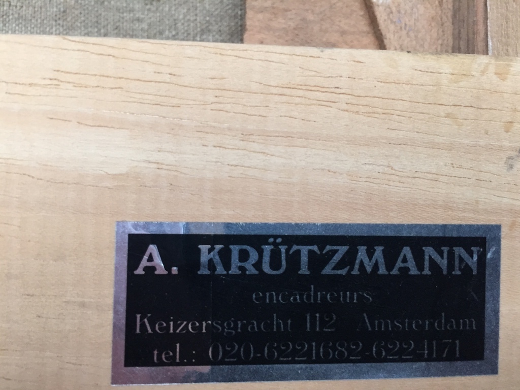 ERNST VIJLBRIEF  Unieke Collage op doek 2 x gesigneerd 1994 kopen? Bied vanaf 1!