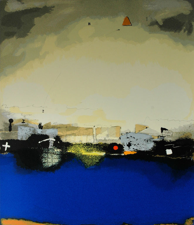 Theo Koster - Weerspiegeling - gesigneerde zeefdruk - E/A - 1996 kopen? Bied vanaf 60!