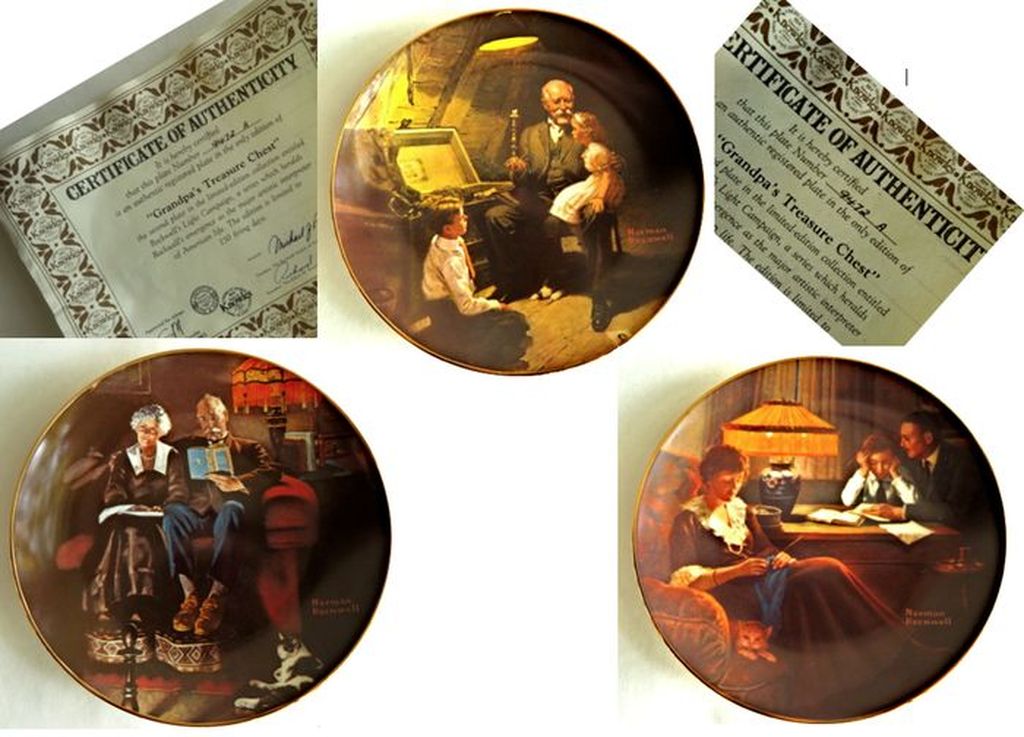 Rockwell's Light Campaign serie - Set van 3 sierborden-limited edition -1983 -US kopen? Bied vanaf 1!