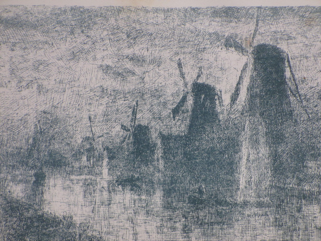 Albert Lebourg, Molens aan de Schie, Litho kopen? Bied vanaf 35!