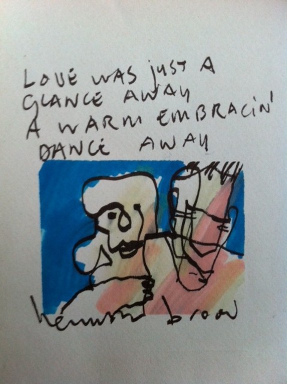 Herman Brood originele tekening kopen? Bied vanaf 200!