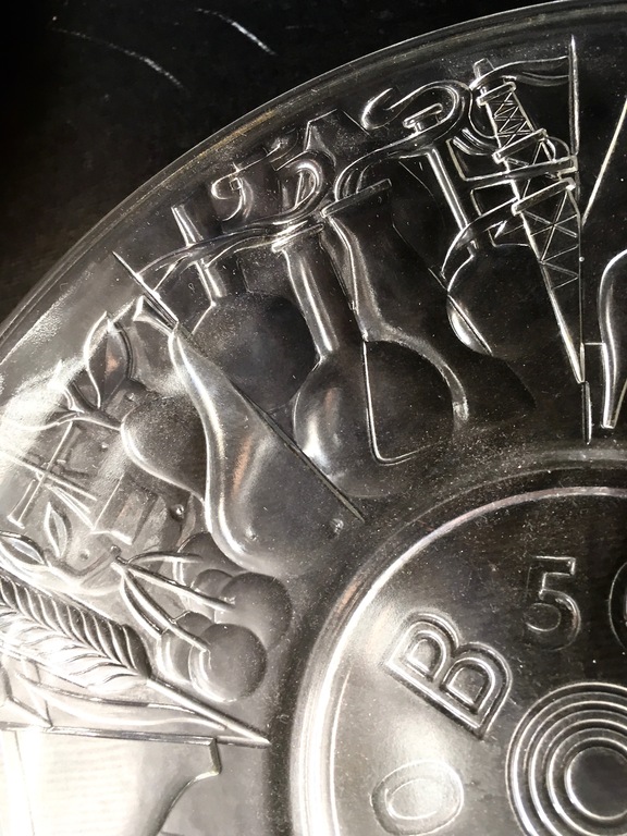 ABC Leerdam bord - G.J. Thomassen - 1957 kopen? Bied vanaf 9!