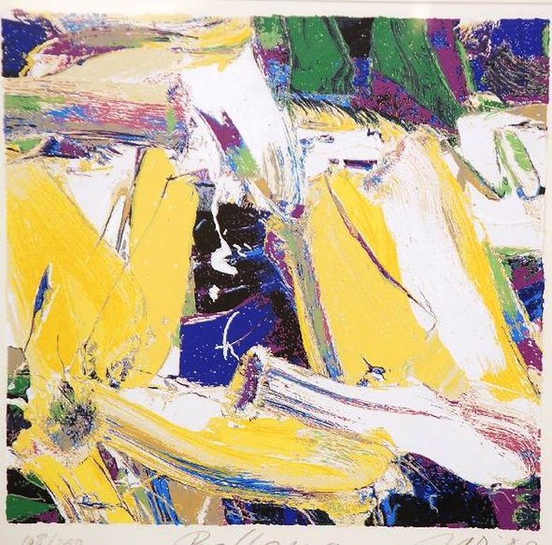 JAS. Zeer mooie en kleurrijke Zeefdruk 1998. Ingelijst.-BELLONA- kopen? Bied vanaf 69!