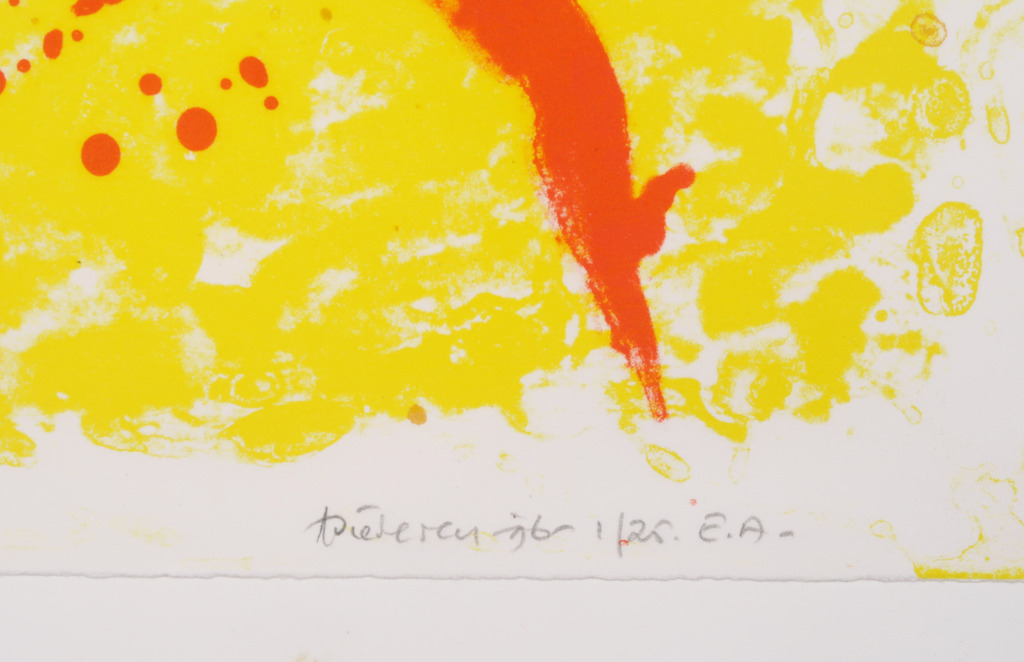 Jef Diederen: Litho, Mooi hoofd kopen? Bied vanaf 20!