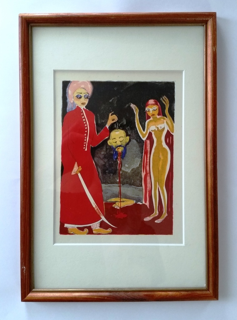 Kees van Dongen, Originele houtgravure uit 1955-"La fausse sainte decapitee" kopen? Bied vanaf 50!