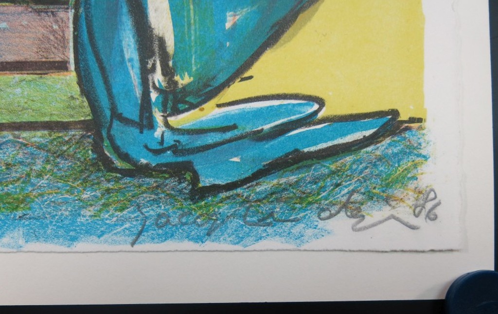 Jacqueline de Jong: Litho, Figuren kopen? Bied vanaf 1!