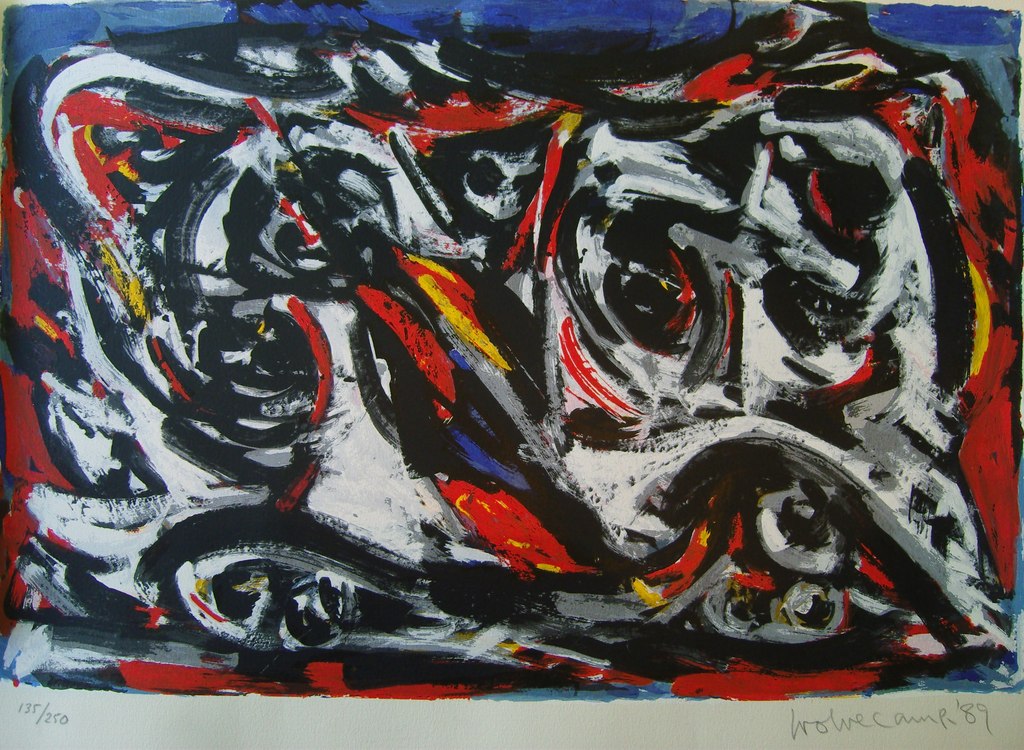 Wolvecamp: Mooie zeefdruk verkocht voor € 250!