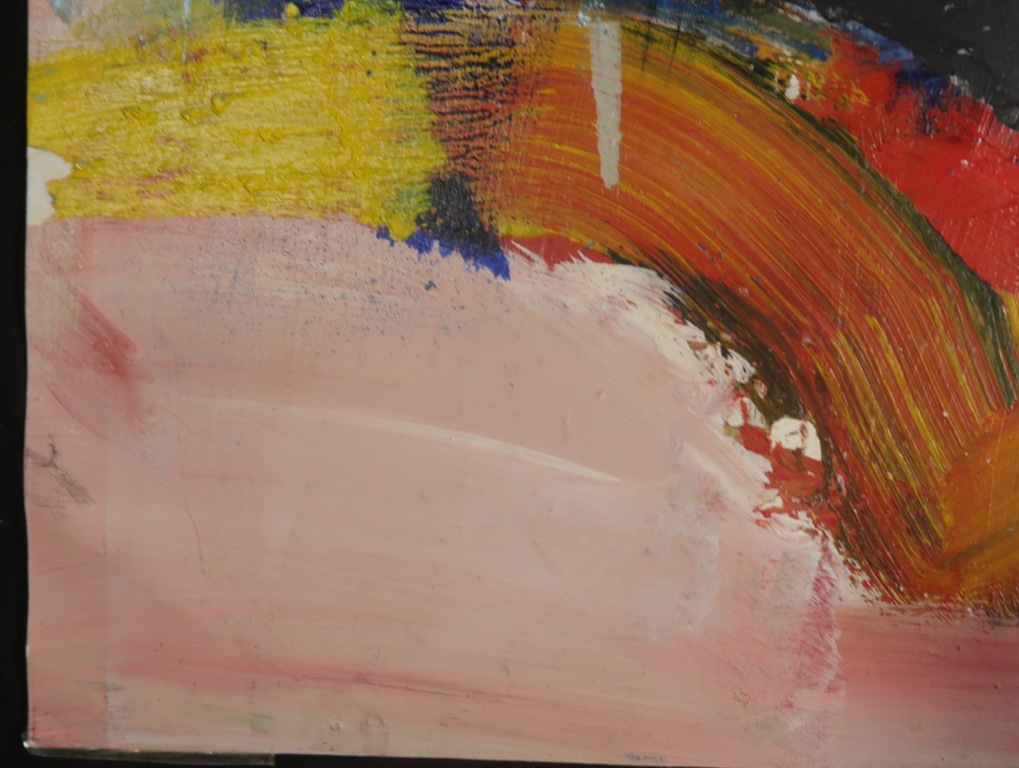 Onbekend gesigneerd: Acryl op papier, Zonder titel kopen? Bied vanaf 1!