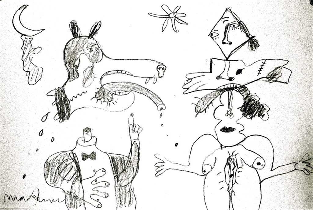 Anton Martineau - ANTON MARTINEAU Tekening zonder titel kopen? Bied vanaf 125!