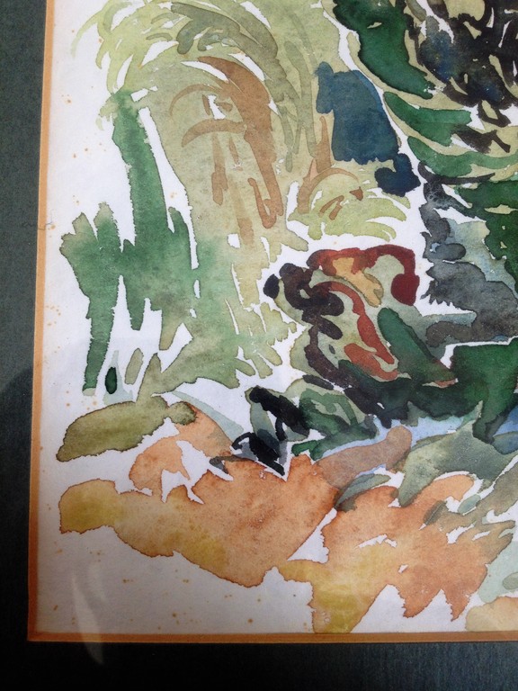 Onbekende Kunstenaar: Aquarel, zonder titel, Monogram LJP kopen? Bied vanaf 1!