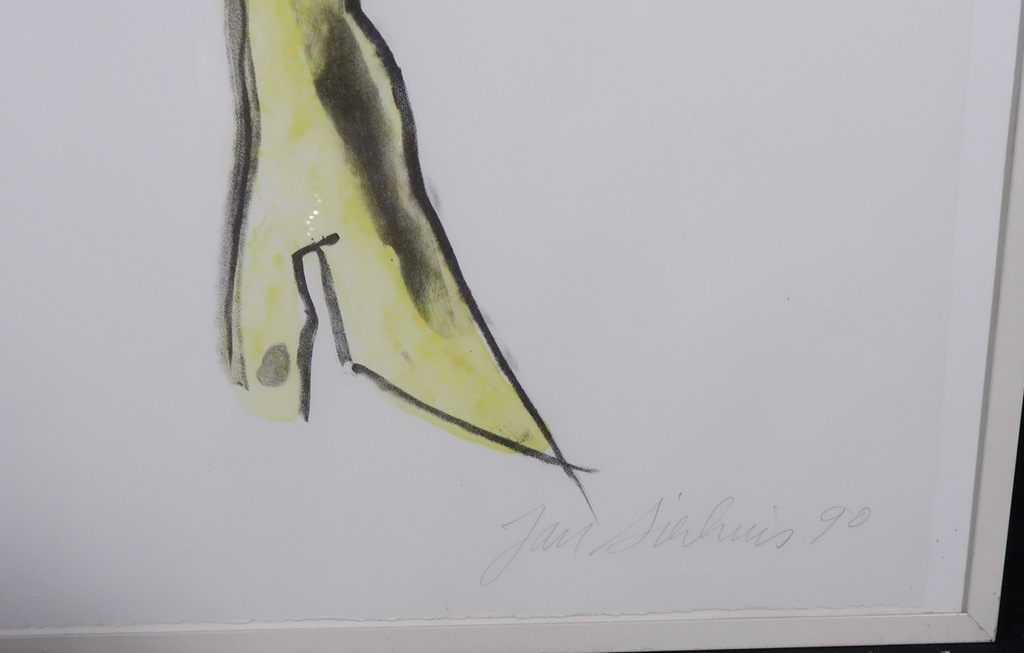 Jan Sierhuis: Litho, Z.T. - Ingelijst kopen? Bied vanaf 70!