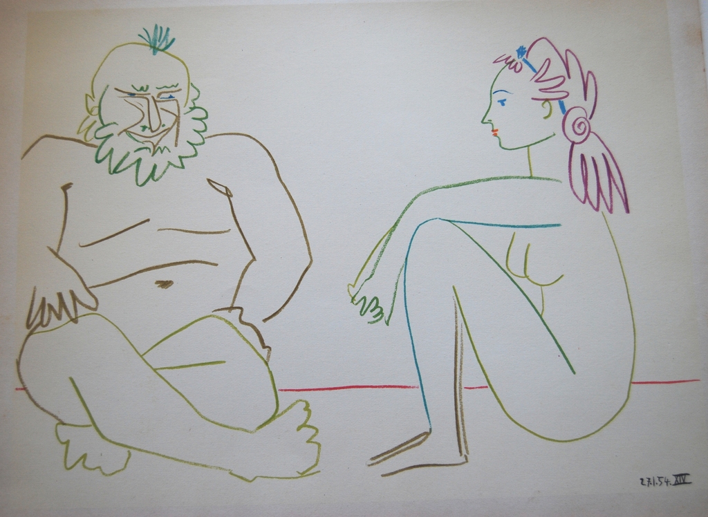 Picasso, Lithografie Mourlot, La Comedie Humaine, 1954 kopen? Bied vanaf 75!