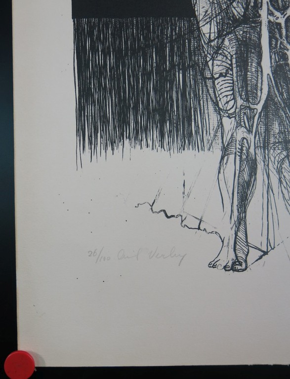 Aat Verhoog: Litho, Zonder titel  kopen? Bied vanaf 20!