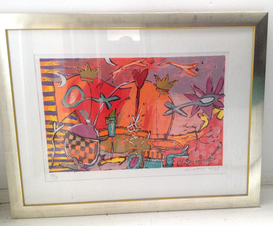 Miriam Slaats - In het huis der liefde.. (zeefdruk) kopen? Bied vanaf 100!