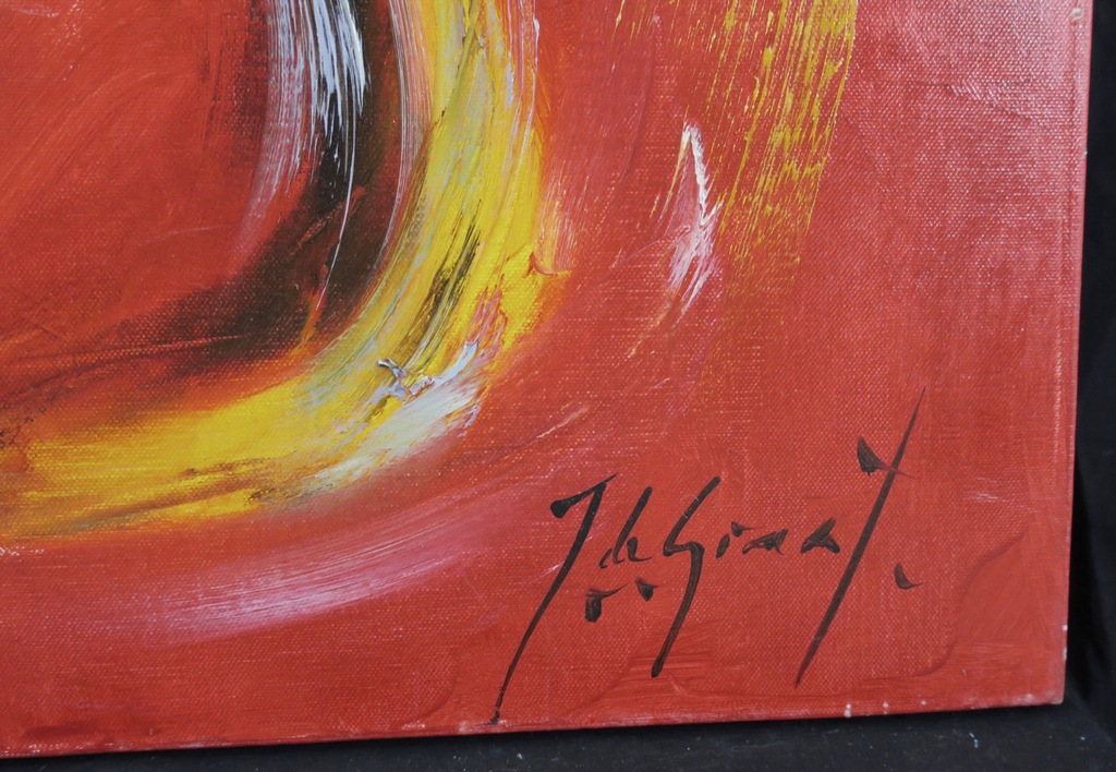 Jochem de Graaf: Olieverf op doek, Vuurdoop (groot) kopen? Bied vanaf 1!